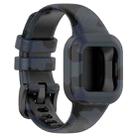 For GarminFit JR3 / Garmin Vivofit JR 3 xDfind Steel Buckle Printed Silicone Watch Band(Camouflage Gray) - 3