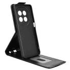 For Meizu Note 16 Magnetic Vertical Flip Leather Phone Case with Buckle(Black) - 3