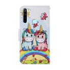 For Xiaomi Redmi Note 8 Coloured Drawing Pattern Horizontal Flip PU Leather Case with Holder & Card Slots & Wallet & Lanyard(Couple Unicorn) - 3