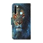 For Xiaomi Redmi Note 8T Coloured Drawing Pattern Horizontal Flip PU Leather Case with Holder & Card Slots & Wallet & Lanyard(Lion) - 3