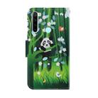 For Xiaomi Redmi Note 8T Coloured Drawing Pattern Horizontal Flip PU Leather Case with Holder & Card Slots & Wallet & Lanyard(Panda) - 3