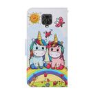 For Xiaomi Redmi Note 9 Pro / 9 Pro Max / 9s Coloured Drawing Pattern Horizontal Flip PU Leather Case with Holder & Card Slots & Wallet & Lanyard(Couple Unicorn) - 3