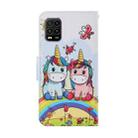 For Xiaomi Mi 10 Lite Coloured Drawing Pattern Horizontal Flip PU Leather Case with Holder & Card Slots & Wallet & Lanyard(Couple Unicorn) - 3