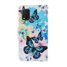 For Xiaomi Mi 10 Lite Coloured Drawing Pattern Horizontal Flip PU Leather Case with Holder & Card Slots & Wallet & Lanyard(Purple Butterfly) - 3