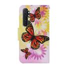 For Xiaomi Note 10 Lite / Note 10 Pro Coloured Drawing Pattern Horizontal Flip PU Leather Case with Holder & Card Slots & Wallet & Lanyard(Chrysanthemum Butterfly) - 3