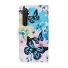 For Xiaomi Note 10 Lite / Note 10 Pro Coloured Drawing Pattern Horizontal Flip PU Leather Case with Holder & Card Slots & Wallet & Lanyard(Purple Butterfly) - 3