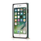 For iPhone 6 Plus Wrist Strap PU+TPU Shockproof Protective Case with Crossbody Lanyard & Holder & Card Slot(Green) - 2