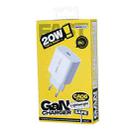 REMAX CA08 PD20W Type-C GaN Fast Charger, EU Plug(White) - 2