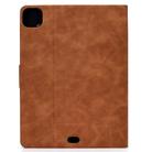 For iPad Air 2020 10.9 Cowhide Texture Horizontal Flip Leather Case with Holder & Card Slots & Sleep / Wake-up(Brown) - 3