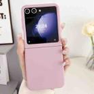 For Samsung Galaxy Z Flip6 Large Window Skin Feel PC Phone Case(Pink) - 2