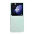 For Samsung Galaxy Z Flip6 Large Window Skin Feel PC Phone Case(Light Green) - 1