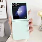 For Samsung Galaxy Z Flip6 Large Window Skin Feel PC Phone Case(Light Green) - 2