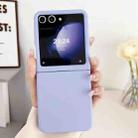 For Samsung Galaxy Z Flip5 Large Window Skin Feel PC Phone Case(Lavender) - 2