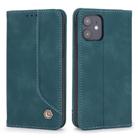 For iPhone 12 mini POLA 008 Series Retro Magnetic Horizontal Flip Leather Case with Holder & Card Slots(Blue) - 2