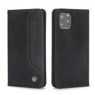 For iPhone 11 Pro POLA 008 Series Retro Magnetic Horizontal Flip Leather Casewith Holder & Card Slots(Black) - 2