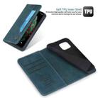 For iPhone 11 Pro Max POLA 008 Series Retro Magnetic Horizontal Flip Leather Case with Holder & Card Slots(Blue) - 4