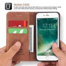 For iPhone 8 / 7 POLA 008 Series Retro Magnetic Horizontal Flip Leather Case with Holder & Card Slots(Brown) - 3