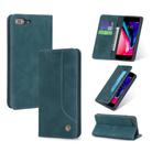 For iPhone 8 Plus / 7 Plus / 6 Plus POLA 008 Series Retro Magnetic Horizontal Flip Leather Case with Holder & Card Slots(Blue) - 1