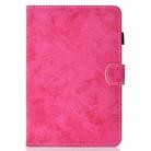 For Samsung Galaxy Tab A7 (2020) T500 Marble Style Cloth Texture Leather Case with Bracket & Card Slot & Pen Slot & Anti Skid Strip(Rose Red) - 2