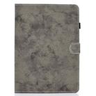 For iPad Air 2022 / 2020 10.9 Marble Style Cloth Texture Leather Case with Bracket & Card Slot & Pen Slot & Anti Skid Strip(Grey) - 2