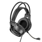 hoco W106 Tiger 3.5mm Plug Wired Gaming Headset(Black) - 3