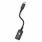 MH-306 USB-C / Type-C to 8 Pin Audio Earphone Adapter with Indicator Light(Black) - 2