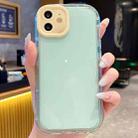 For iPhone 12 Playful Color TPU + PC MagSafe Full Coverage Phone Case(Green) - 1