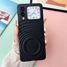 For Huawei nova Flip Wave Texture MagSafe Skin Feel PC Phone Case(Black) - 2