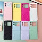 For Huawei nova Flip Wave Texture MagSafe Skin Feel PC Phone Case(Black) - 3