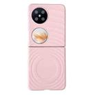 For Huawei Pocket 2 Wave Texture MagSafe Skin Feel PC Phone Case(Pink) - 1