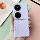 For Huawei Pocket 2 Wave Texture MagSafe Skin Feel PC Phone Case(Purple) - 2