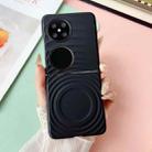 For Huawei Pocket 2 Wave Texture MagSafe Skin Feel PC Phone Case(Black) - 2