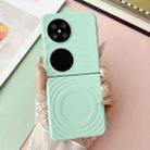 For Huawei Pocket 2 Wave Texture MagSafe Skin Feel PC Phone Case(Mint Green) - 2