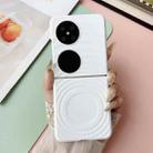 For Huawei Pocket 2 Wave Texture MagSafe Skin Feel PC Phone Case(White) - 2