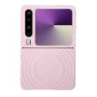 For Huawei Pura X Wave Texture MagSafe Skin Feel PC Phone Case(Pink) - 1
