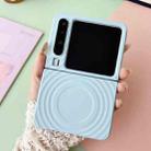 For Huawei Pura X Wave Texture MagSafe Skin Feel PC Phone Case(Light Blue) - 2
