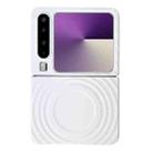 For Huawei Pura X Wave Texture MagSafe Skin Feel PC Phone Case(White) - 1