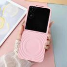For Xiaomi Mix Flip Wave Texture MagSafe Skin Feel PC Phone Case(Pink) - 2
