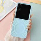 For Xiaomi Mix Flip Wave Texture MagSafe Skin Feel PC Phone Case(Light Blue) - 2