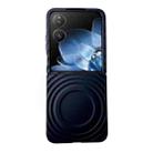 For Xiaomi Mix Flip Wave Texture MagSafe Skin Feel PC Phone Case(Black) - 1