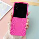 For Xiaomi Mix Flip Wave Texture MagSafe Skin Feel PC Phone Case(Rose Red) - 2