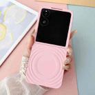 For Xiaomi Mix Flip 2 Wave Texture MagSafe Skin Feel PC Phone Case(Pink) - 2