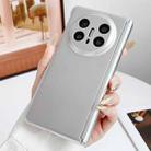 For Huawei Mate X6 Skin Meel PC Magnetic Hinge Folding Phone Case(Silver) - 2