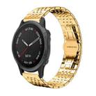 For Garmin Fenix 8/7S/6S/5S 20mm 18mm xDfind Seven-bead Solid Stainless Steel Watch Band(Gold) - 1