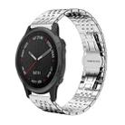 For Garmin Fenix 8/7S/6S/5S 20mm 18mm xDfind Seven-bead Solid Stainless Steel Watch Band(Silver) - 1