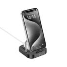 hoco CQ16B Astute 2 in 1 Desktop Wireless Charger(Black) - 1