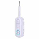 BT-13 2 in 1 Car Wireless Audio Adapter 3.5mm Audio Receiver Transmitter(White) - 1