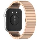 For Huawei Watch Fit4 / Fit3 / Fit4 Pro 20mm xDfind One-bead Bamboo Solid Stainless Steel Watch Band(Rose Gold) - 2