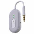 BT-20 2 in 1 Car Wireless Audio Adapter 3.5mm Audio Receiver Transmitter(White) - 1