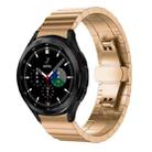 For Samsung Galaxy Watch 7 / 6 / 5 / FE 20mm xDfind One-bead Bamboo Solid Stainless Steel Watch Band(Rose Gold) - 1
